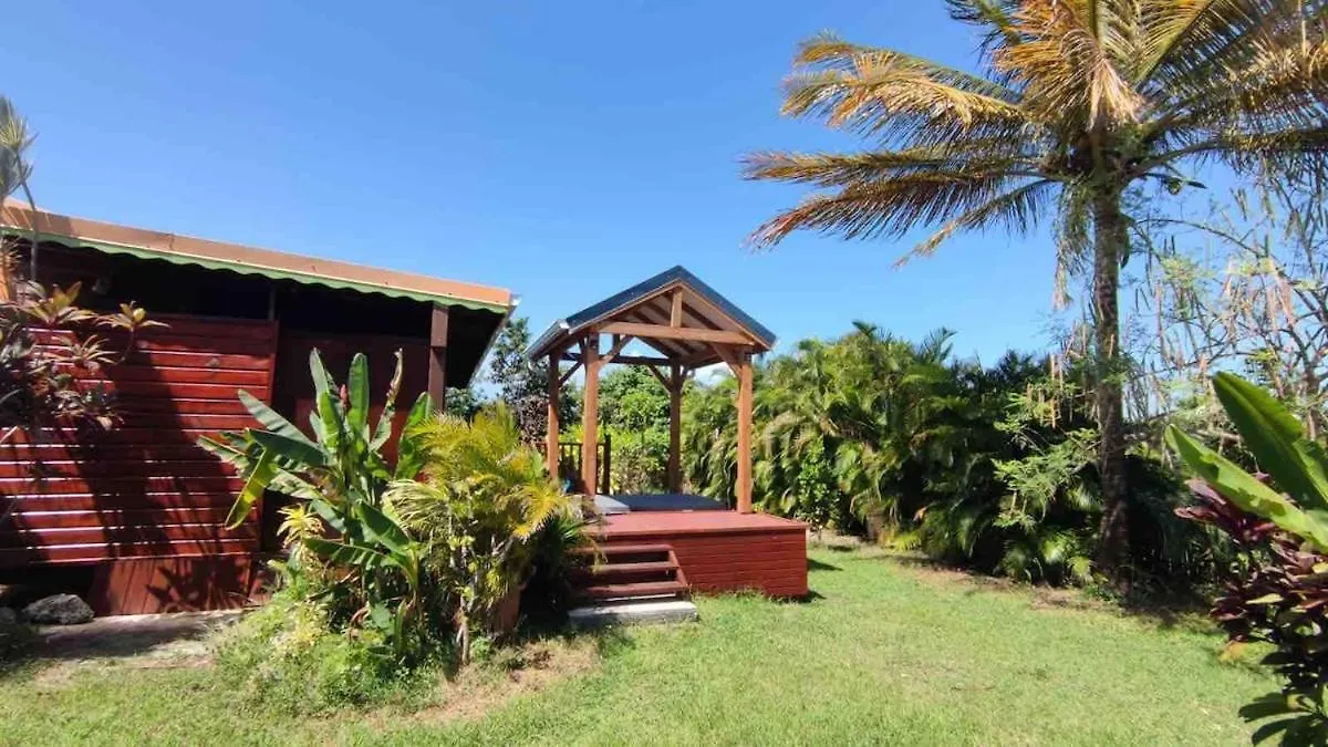 Passion Caraibes - Bungalow Climatise Avec Jacuzzi Privatif Sainte-Rose Сasa de vacaciones