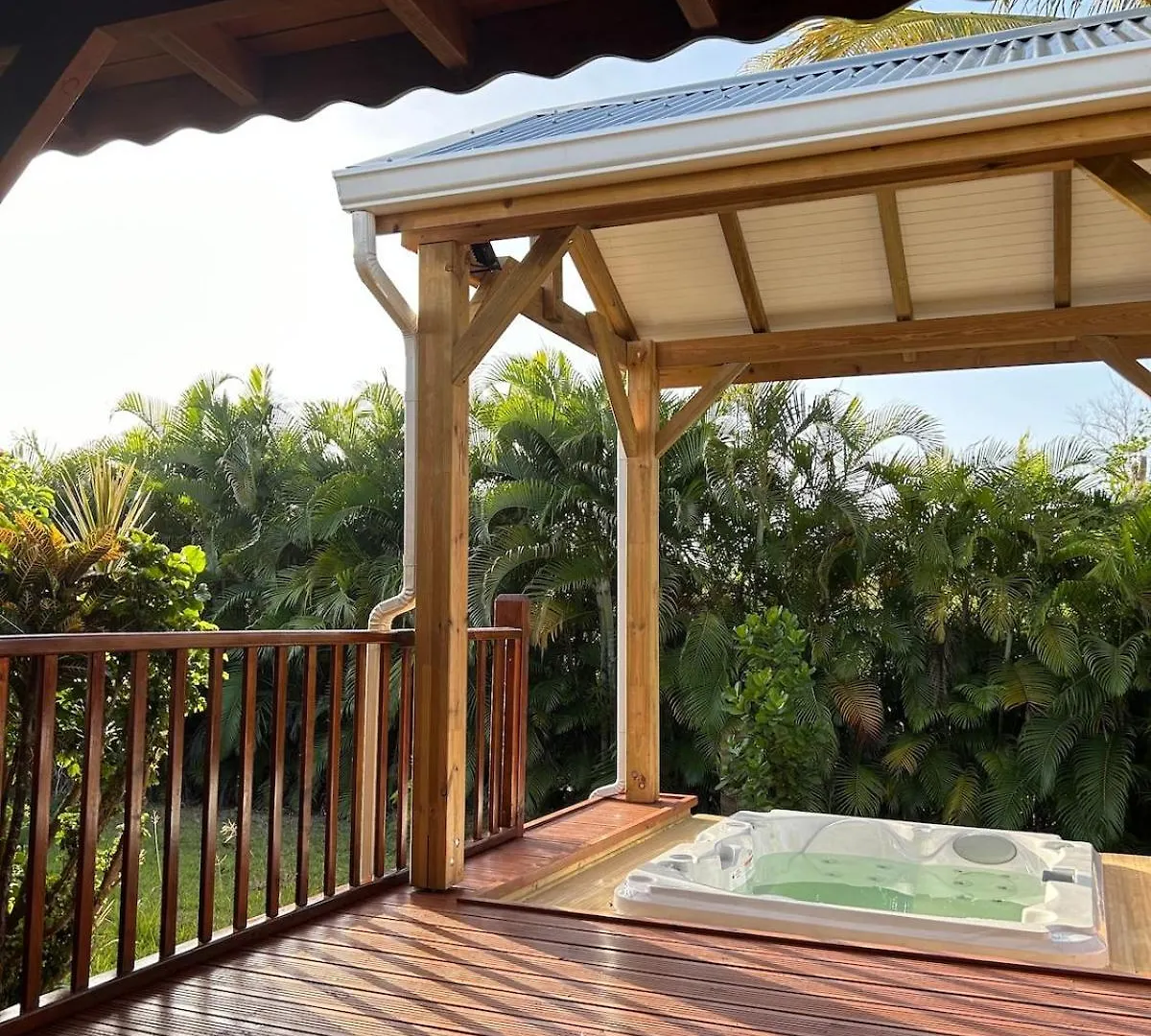 度假居 Passion Caraibes - Bungalow Climatise Avec Jacuzzi Privatif 圣罗斯